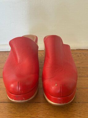 Red Rachel Comey Bose Clogs size 8.5